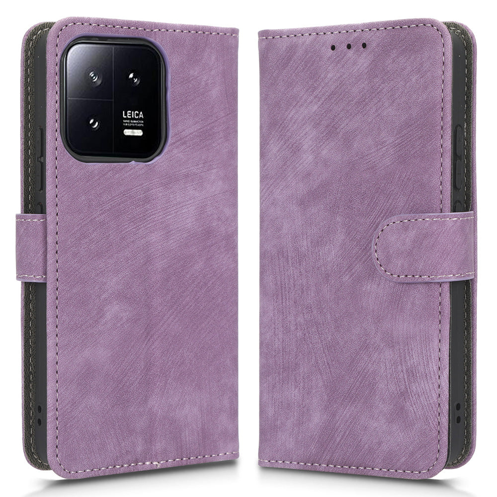 For Xiaomi 13 5G Anti-drop RFID Blocking Phone Case Shockproof PU Leather Phone Wallet Cover Foldable Stand For Xiaomi 13 5G Anti-drop RFID Blocking Phone Case Shockproof PU Leather Phone Wallet Cover Foldable Stand